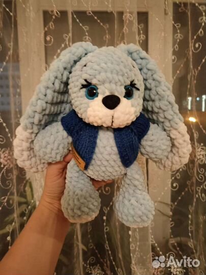 Мягкая игрушка заяц ручная работа