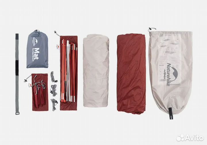 Палатка Naturehike Star-river Si 2-местная, серая