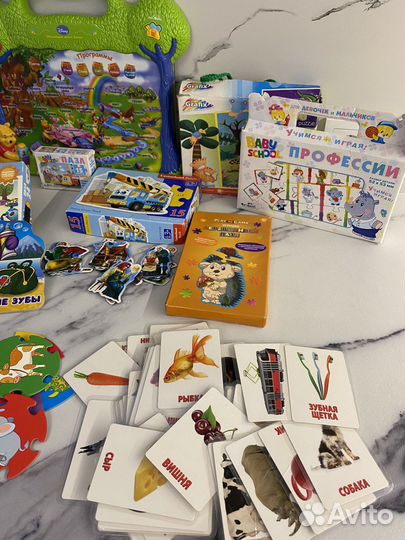 Настольные игры, развивающие игры