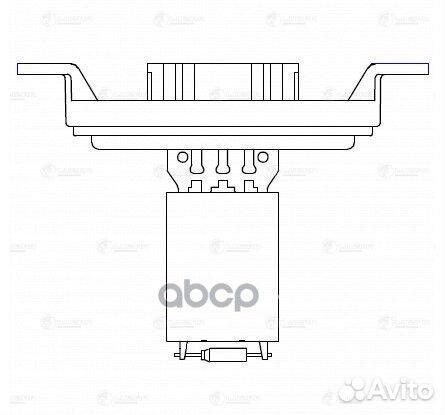 Резистор э/вент. отоп. для а/м VW Transporter T