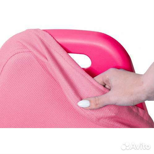 Стул растущий с чехлом rifforma-05 LUX (розовый)