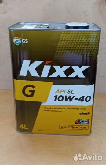 Масло моторное kixx G SL 10W-40 полусинт. 4л