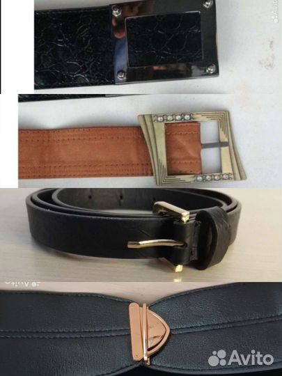 Ремни женские. Н.кожа и кож.зам