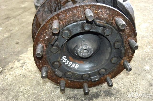 Ступица, дисковые тормоза, передний мост, левая sc