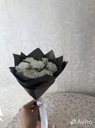 Букет маленький из мыльных роз