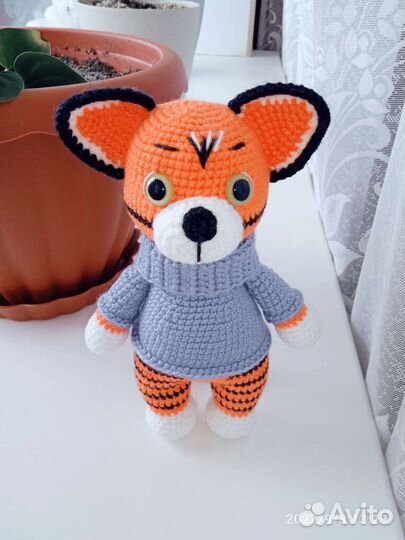 Мягкая игрушка тигрёнок