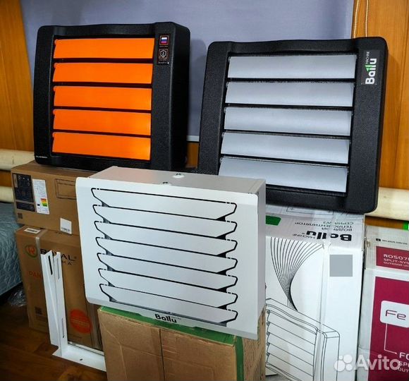 Водяные тепловентиляторы Ballu