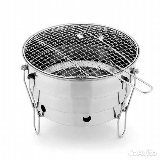Походный мангал барбекю. Нержавеющая сталь
