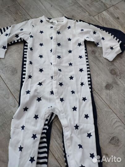 H&M слипы,одежда 80,92см,пижама 86см новые