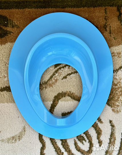 Сидушка/ накидка на унитаз детская, голубая