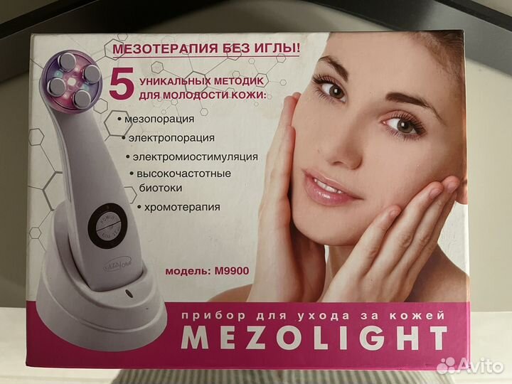 Массажер лица мезотерапия mezolight