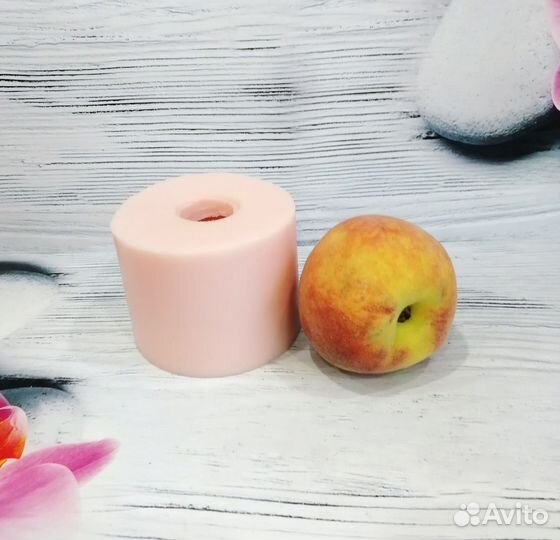 Силиконовая форма «Персик» 3D