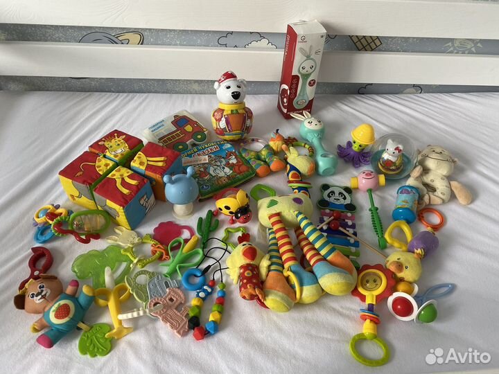 Игрушки развивающие погремушки грызунки пакетом