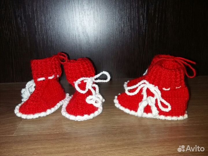 Пинетки вязаные