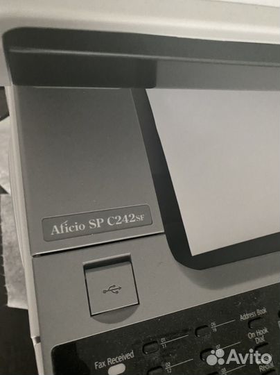 Мфу лазерный цветной ricoh c242sf