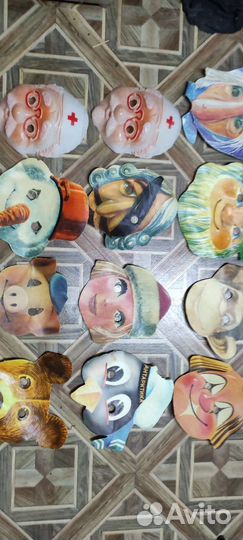 Новогодние маски СССР