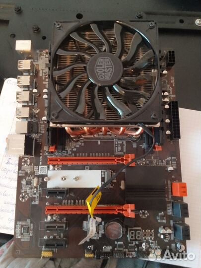 Комплект xeon2666 мать, проц, озу 32гб ddr4,кулер