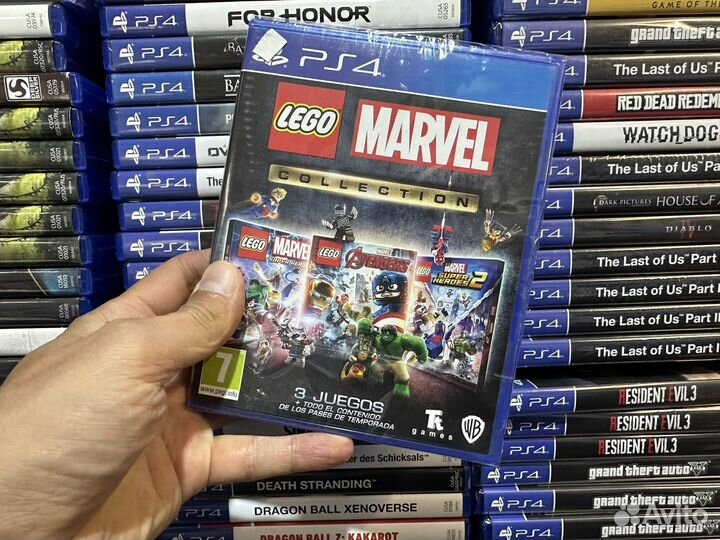Lego marvel collection ps4 диск новый