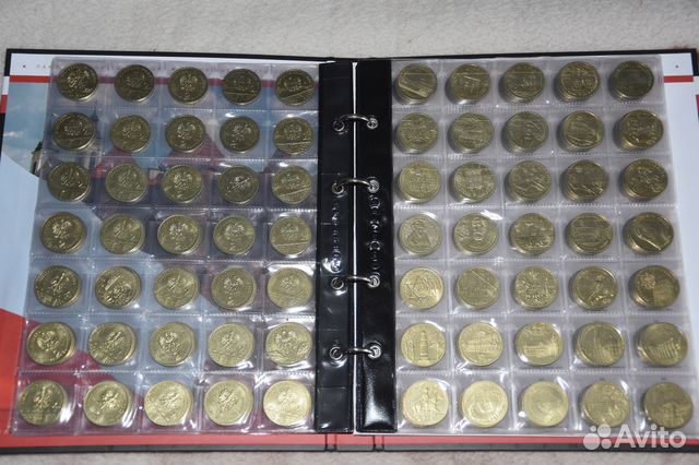 Альбом с 2-х злотовыми монетами Польши