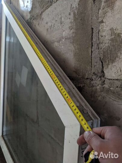 Окно пластиковое глухое