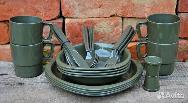Походный набор посуды на 4 человека