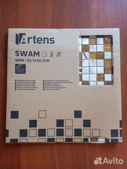 Плитка мозаика на сетке