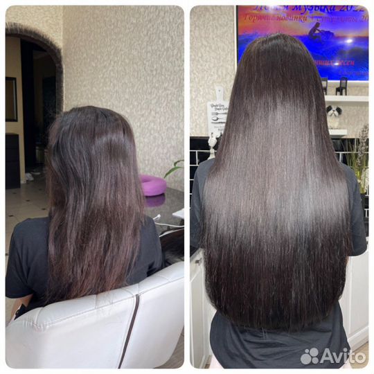 Качественное наращивание волос,капсулы и ленты