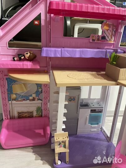 Кукольный домик для барби с мебелью