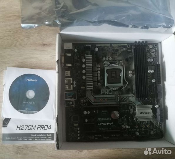 Материнская плата h270m pro4