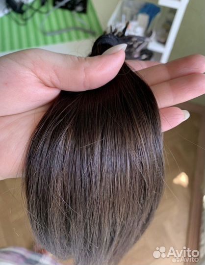 Волосы для наращивания на капсулах