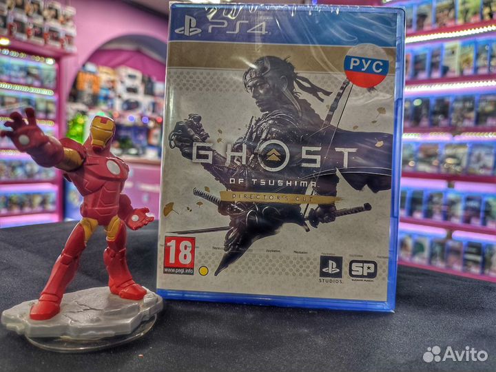 Диск PS4 Призрак Цусимы: Режиссерская версия Новый