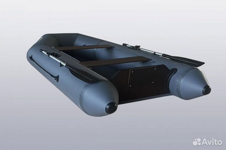 Лодка пвх Big Boat T280 серая