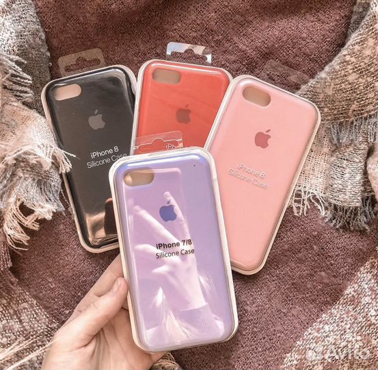 Силиконовые чехлы iPhone