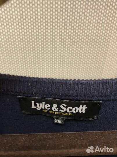 Джемпер мужской. Lyle & Scott. Made in Scotland. 1