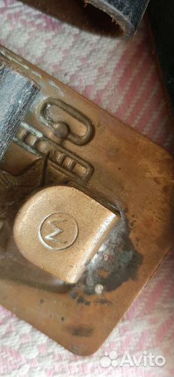 Ремень вмф ссср,кожа