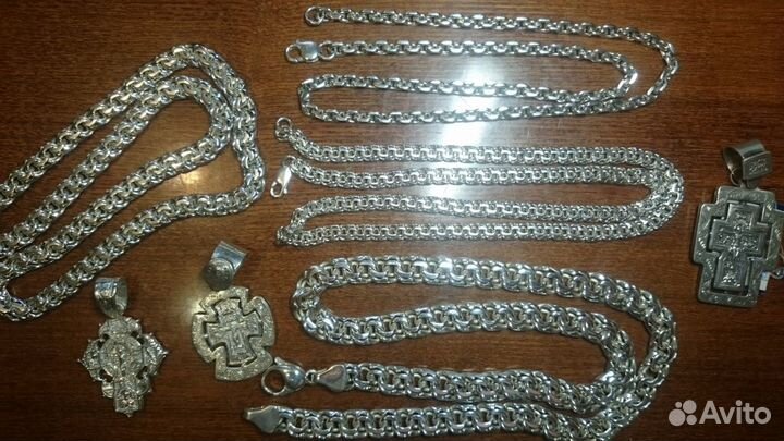 Серебряная цепь Бисмарк 140 грамм