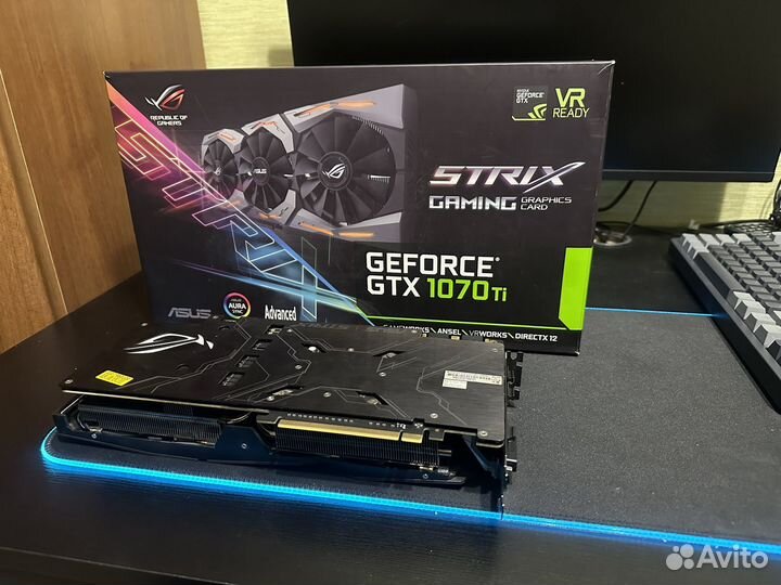 Видеокарта GTX 1070 ti 8gb