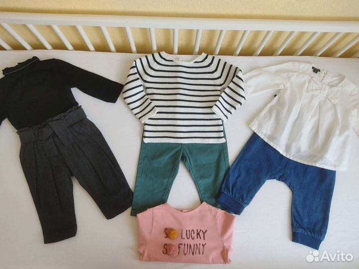 Вещи пакетом 68-74р. kiabi