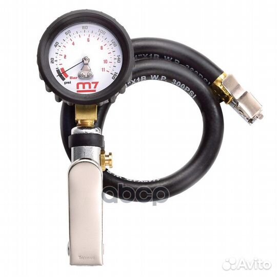 Пистолет для подкачки шин 11 бар, с манометром