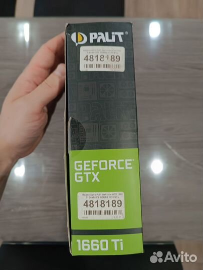 Palit GTX 1660 Ti Dual 6GB с гарантией