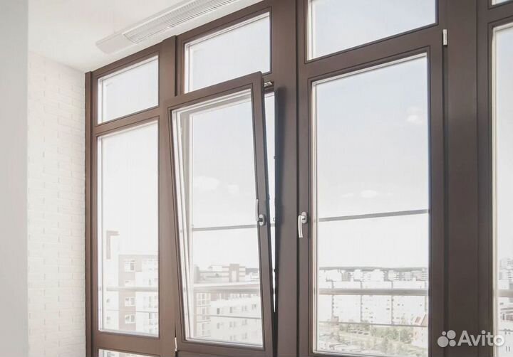 Алюминиевые окна и двери, Остекление балконов