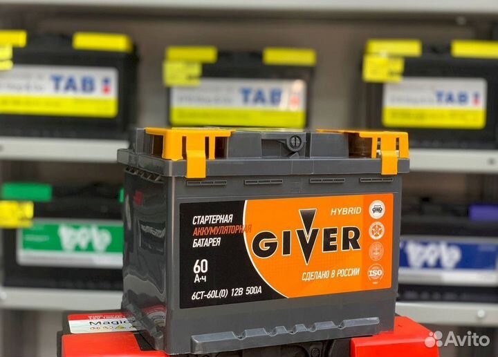 Аккумулятор giver hybrid 60 Ач
