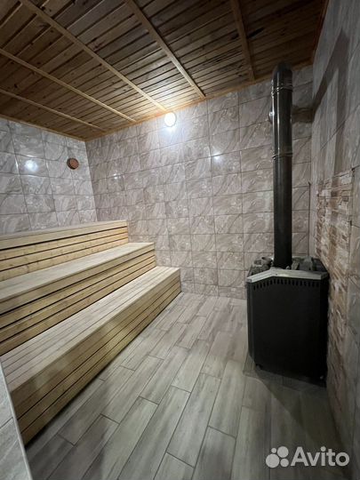 Баня сауна с бассейном