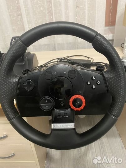 Игровой руль logitech driving force gt