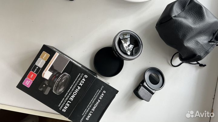 Линза на телефон, Фишай и Макро линза для телефона