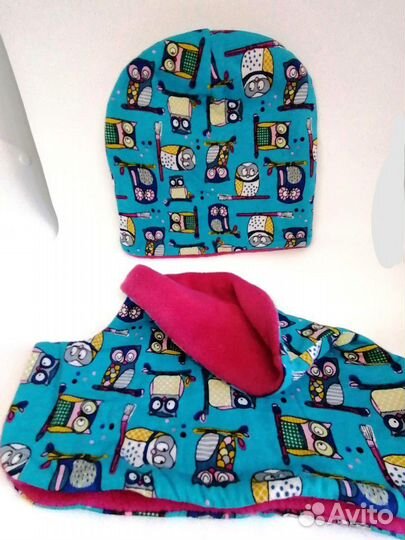 Шапочка и снуд для девочки