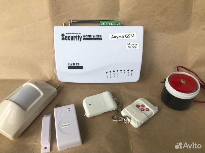 Охранная система для гаража (сигнализация GSM)