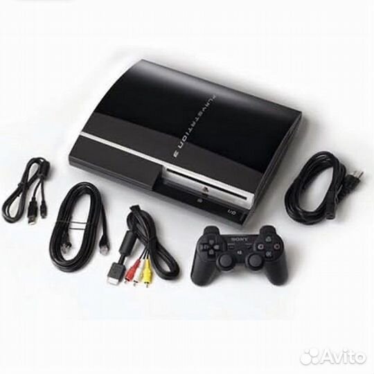 Sony PS3 Fat обслужена, много игр закачано