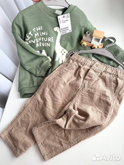 Вельветовые брюки на мальчика hm 86