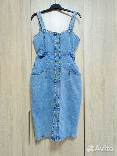 Сарафан джинсовый женский 44 размер